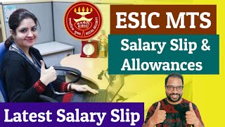 ESIC MTS Salary Slip 🔥 Esic MTS salary after 7th pay commission  Salary Slip amp Allowances 2022 [upl. by Lipps752]