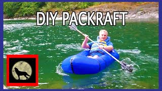 Making a Packraft with kit from DIY Packraft [upl. by Notirb]