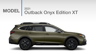 2021 Subaru Outback Onyx Edition XT  Trim Review [upl. by Nitsed]