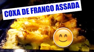 COMO FAZER COXA DE FRANGO ASSADA  Juliana Finamore [upl. by Hazem]