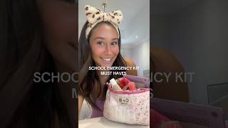 SCHOOL EMERGENCY KIT MUST HAVES 🤩 backtoschool schoolemergencykit viral trending school girl [upl. by Ecnarwal]