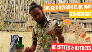 Sauce Poivron Curcuma Gingembre 🍋la dose de CURCUMA avec cette recette [upl. by Ahsiele]