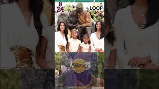 Lakers Reveal Statue Of Kobe Bryant amp Daughter Gigi Bryant 2024 kobe kobebryant lakers shorts [upl. by Cima874]