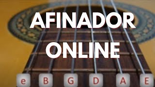 AFINADOR DE VIOLÃO ONLINE AFINAÇÃO PADRÃO DAS CORDAS DE UMA GUITARRA PARA AFINAR A VIOLÃO [upl. by Sieber894]