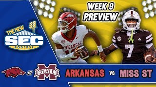 Arkansas Razorbacks vs Mississippi State Bulldogs  PREDICTION  GIVEAWAY [upl. by Trauts]