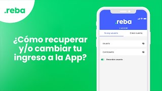 ¿Cómo recuperar yo cambiar tu ingreso a la App [upl. by Daph]