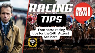 Free Horse Racing Tips Today  Wednesday 14th August  Racing Top Picks [upl. by Juley]