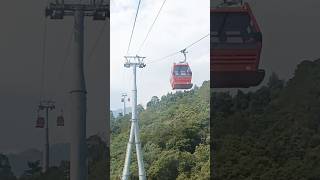 Ropeway Dharamshala to Mcleodganj manaliandrohtangpasstrip mountains travel nature [upl. by Abdella]