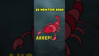 AKREPI  Horoskopi ditor 23 nentor 2024 [upl. by Aynatan]