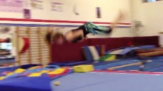 How To Do A Round Off Back Full Twist Tuck For Parkour Cheer And Gymnastics With Coach Meggin [upl. by Htebasyle]