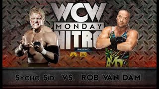 WCW NITRO 49 Sycho Sid v Rob Van Dam [upl. by Melany]