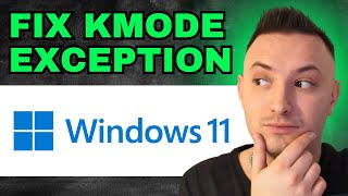 How To Fix Kmode Exception Not Handled Windows 11 2024  QUICK AND EASY [upl. by Nylasej457]