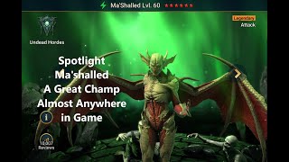 Raid Spotlight Mashalled [upl. by Ahmar372]