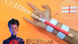 how to make paper web shooter without spring  diy Web Shooter without spring [upl. by Akeinahs]