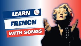 Learn passé composé amp imparfait with Edith Piaf Eddy Mitchell  Learn French with songs [upl. by Selinski103]