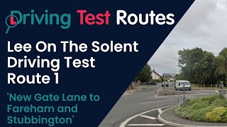 Lee On The Solent Driving Test Route 1 [upl. by Vieva877]