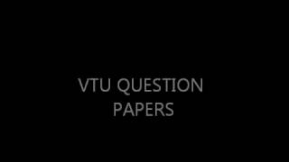 VTU question papers [upl. by Barron]