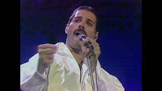 Queen  Is This The World We Created Live Aid 1985  4K Remastered [upl. by Farlie]