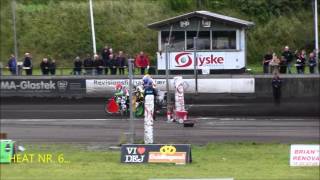 Superliga Speedway   Region Varde vs GSK Grindsted Kjærgaard Speedway Arena 09082017 [upl. by Docilla]