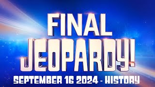 FINAL JEOPARDY September 16 2024 History RICKOVER 1976 Report EXPLAINED FULL Answer 91624 [upl. by Esch]