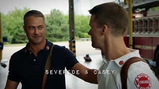 chicago fire  severide amp casey being a chaotic duo [upl. by Auqinu233]