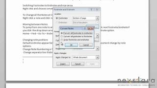 Microsoft Word 2010  User Guide  Lesson TwentyTwo  Footnotes and Endnotes [upl. by Egedan]