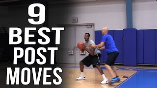 9 Best Basketball Moves to Score in the Paint Guard amp Post Moves [upl. by Nyrmak48]