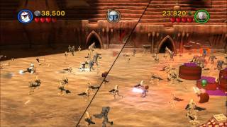 LEGO Star Wars III The Clone Wars Minikit Guide Prologue Geonosis Arena [upl. by Neerak]