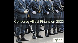 Concorso Allievi Finanzieri 2023 [upl. by Ahseyk]