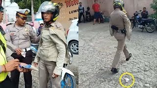 Tak Terima Ditilang Anggota Satpol PP Lakukan Hal Nekat di Hadapan Polisi Video Kejadiannya Viral [upl. by Randi]