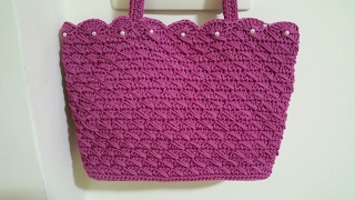 Borsa quotIridequot borsa uncinettocrochet bagbolsa de ganchillo [upl. by Itnavart]