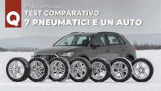 7 marchi su NEVE ACQUA e ASCIUTTO  MEGAcomparativa pneumatici QUATTRO STAGIONI [upl. by Mikah352]