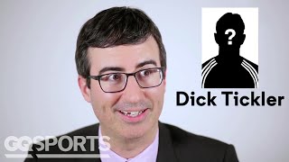 Crazy Soccer Names GQ Asks John Oliver If Theyre Real or Fake [upl. by Yelserp]