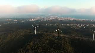 Serra da Boa Viagem with Figueira da Foz in the background [upl. by Ellenrad]