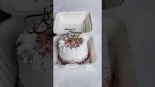 Bento cake lunchbox cakereel cake birtdaycake shortvideo [upl. by Leacim]