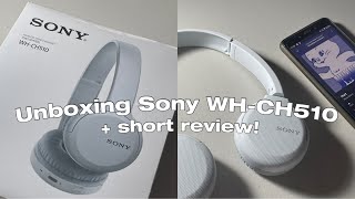 🎧 Unboxing Sony WHCH510 Headphones  short review  🤍 [upl. by Romonda]