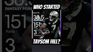 Taysom Hill Balled OUT 385 Fantasy Points taysomhill neworleanssaints fantasyfootball td [upl. by Aseena]