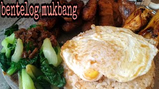 Bentelog Mukbang  Homemade Longganisa  Sweet and Spicy Alamang  charity simon [upl. by Ivor507]