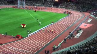 Mens 100m final  London 2012 Olympics  Usain Bolt  963 seconds [upl. by Gerald]