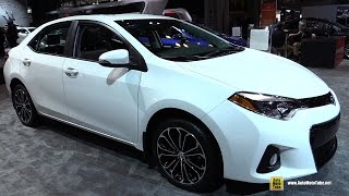 2016 Toyota Corolla S  Exterior and Interior Walkaround  2016 New York Auto Show [upl. by Enner]