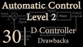 Automatic Control 2  30  Derivative D Controller  Drawbacks [upl. by Ciaphus220]