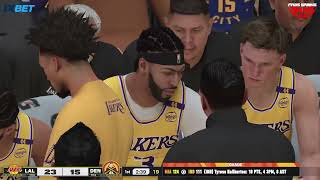 Los Angeles Lakers vs Denver Nuggets  NBA2K25 Gameplay  November 17 2024  NBA 2K25 [upl. by Paderna312]