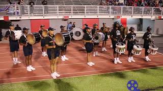 Warren Easton Drum Section vs John Ehret Drum Section Halftime Battle 2023 [upl. by Ayekan218]