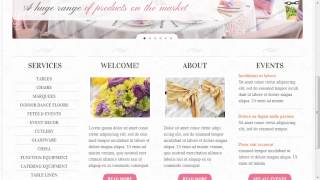 Event Planner Website Template [upl. by Dody392]