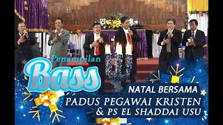 Ho Do Rajaku  Grup Bass Natal Padus Pegawai Kristen dan PS El Shaddai USU Tahun 2022 [upl. by Berry]