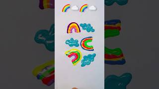 Sky Color mixer smash art 🌈☁️ …  tiktok satisfying colormixing short shorts creative funny [upl. by Ydnik740]