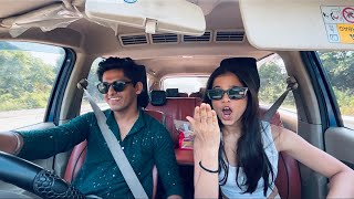 First Car Ride with Her ❤️  Diwali Day 2 justchikiii [upl. by Raseac]