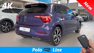 VW Polo R Line 2022  FIRST FULL Review in 4K  Exterior  Interior 10 TSI 110 HP DSG Price [upl. by Beller]