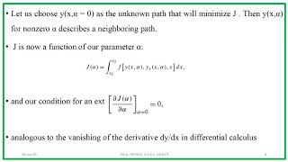 Introduction to VARIATIONAL CALCULUS in Malayalam PART 2 [upl. by Aetnuahs945]