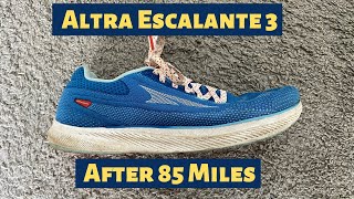 Altra Escalante 3 Review after 85 Miles [upl. by Iaras324]